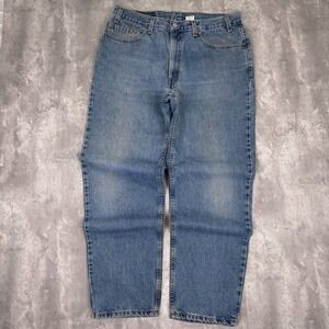 Vintage Levis 550 Jeans Mens 38x32 Blue Relaxed Fit Denim Fade USA Baggy 90s